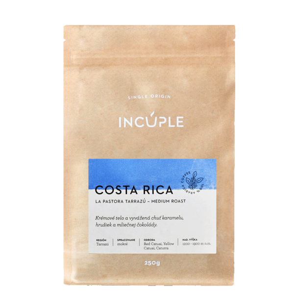 Costa Rica La Pastora Tarrazú - káva incuple