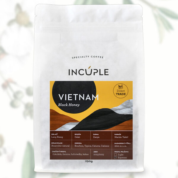 Vietnam Lang Biang Black Honey - káva incuple