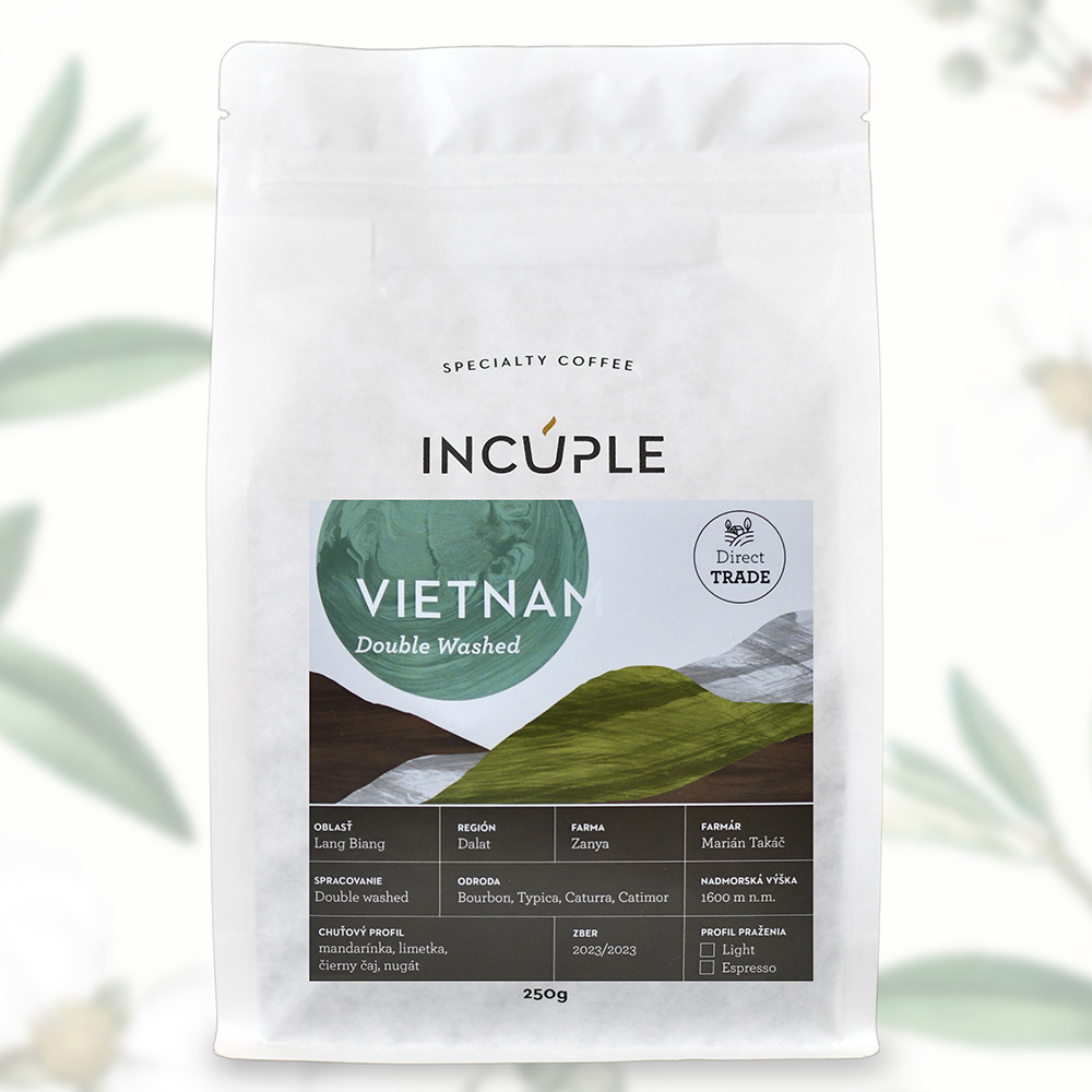 Vietnam Lang Biang Double Washed - káva incuple